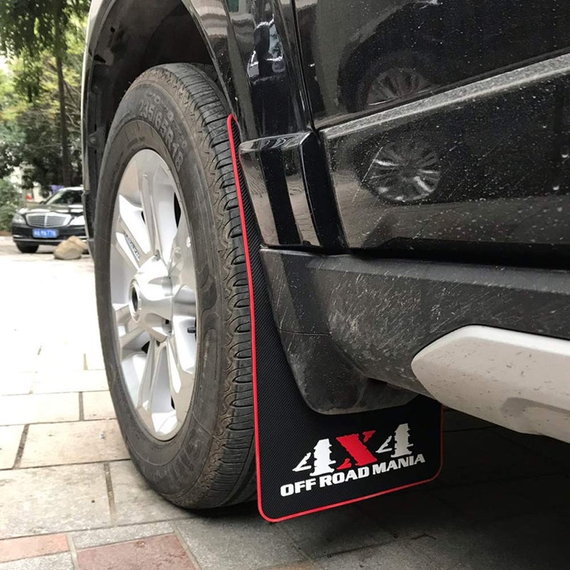 Aiydachy LLJSTAT Mania Car Mud Flaps Universal Fit Black Splash Guards Rubber mud Guard Universal Pickup SUV Mudguard Mud Flaps Rubber No Collision Universal Pickup SUV 2pcs/Set â€¦ (44) - Image 2
